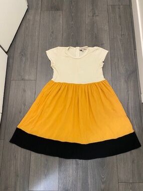See By Chloe Vintage Babydoll Color Block Mini Dress Size 2